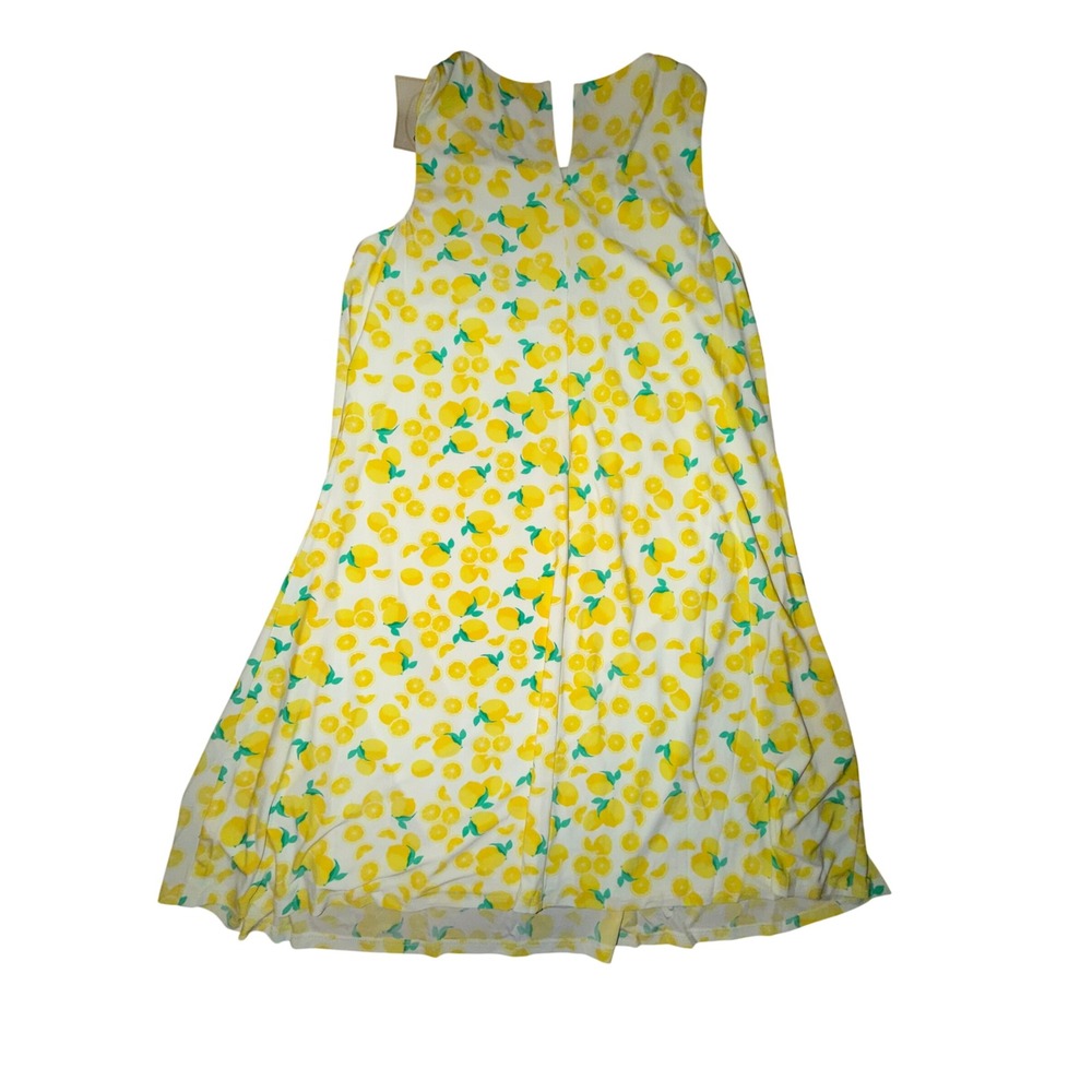 Cappagallo Women's Sleeveless Lemon Print A-Line Lined Dress, Size M, NWT - Picture 6 of 6